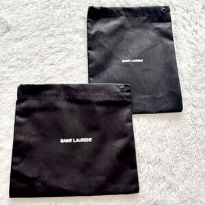 yves Saint Laurent set of 2 accessories pouch